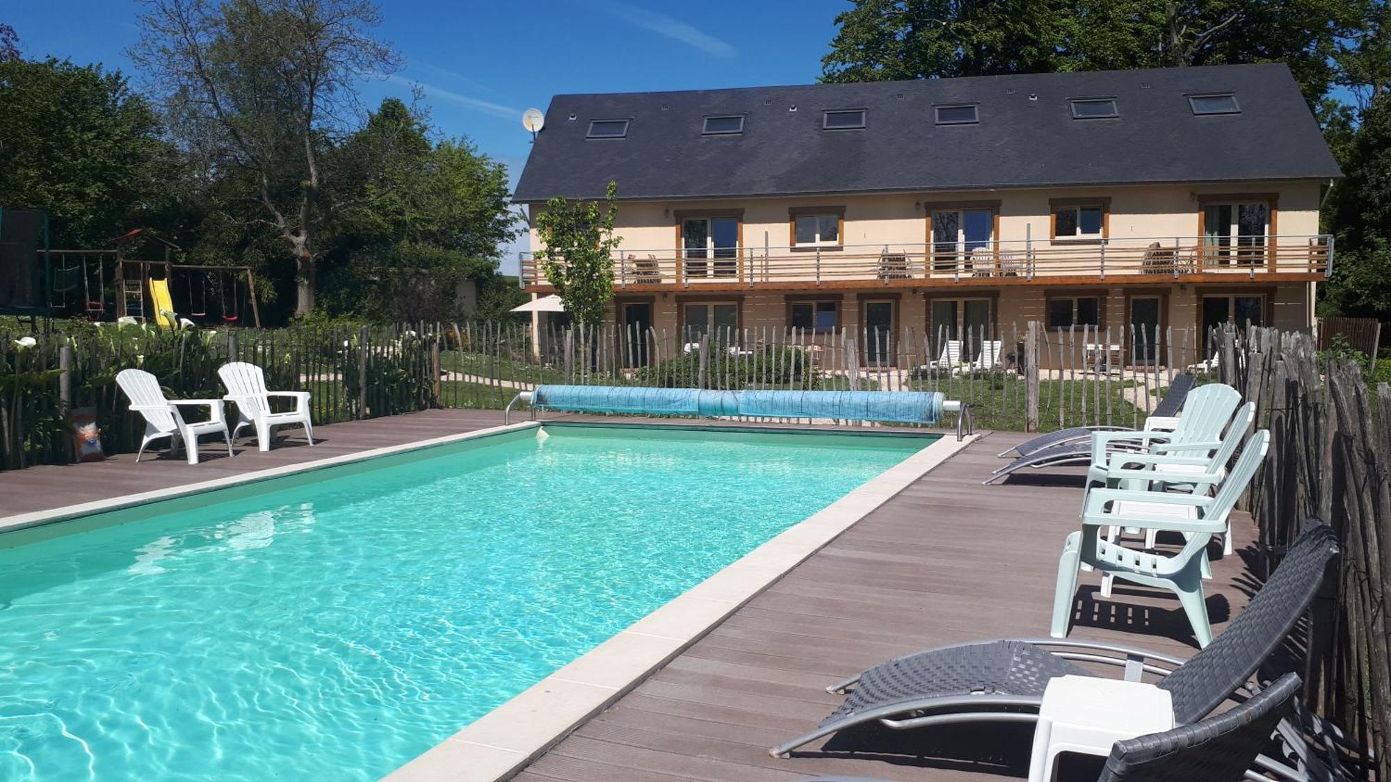 Ferienwohnung Le Relais Du Hibou Vittefleur Exterior foto
