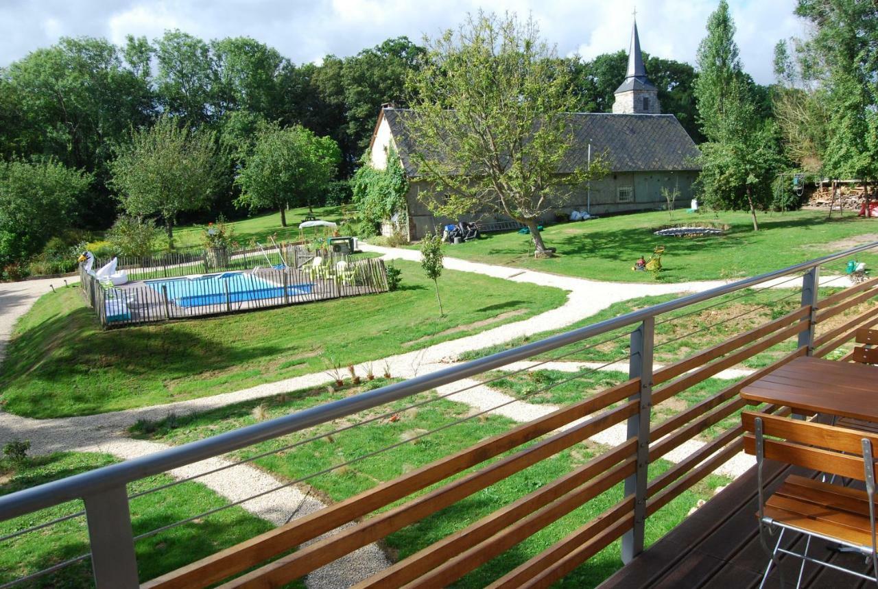Ferienwohnung Le Relais Du Hibou Vittefleur Exterior foto